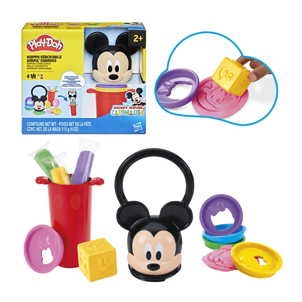 Manualidades Play-Doh Disney Junior Apila y diviértete Hasbro 2