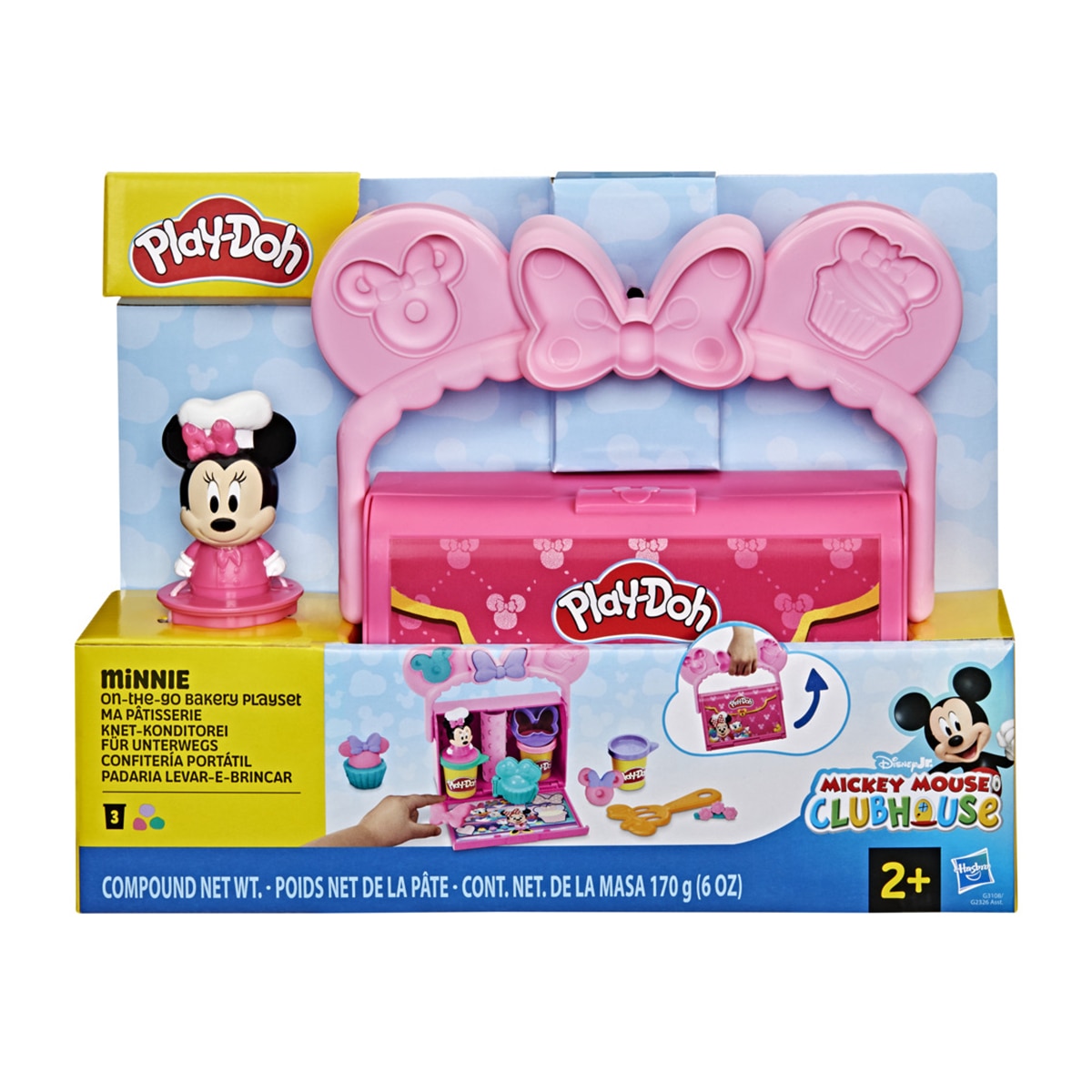 Manualidades Play-Doh Disney Junior On-the-Go Set de juego Hasbro 2