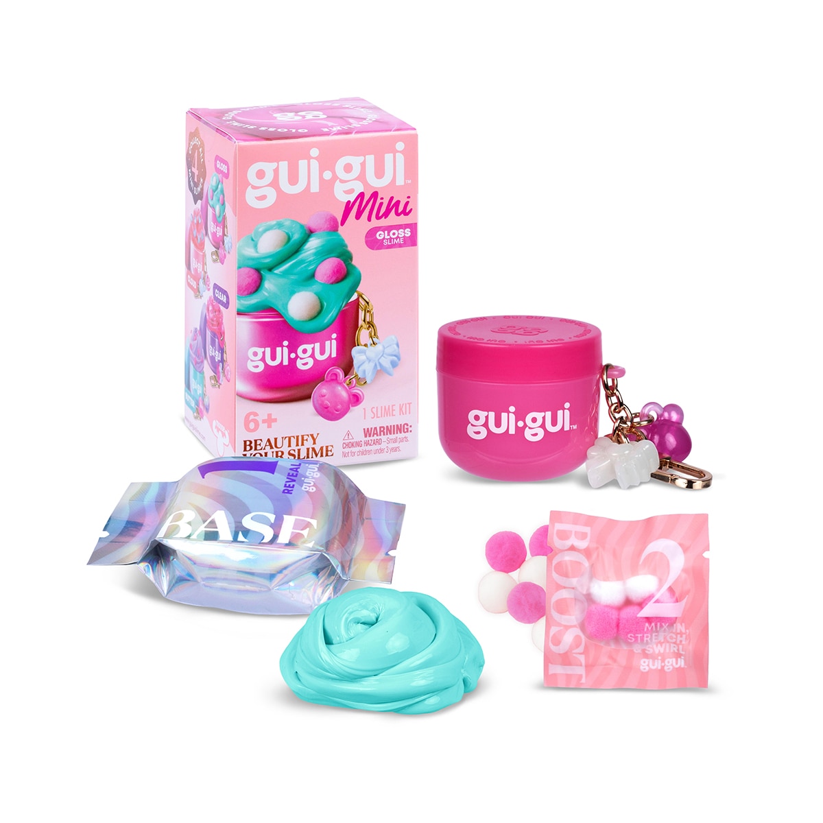 Mini Gui Gui, 4 Slimes para coleccionar modelos surtidos 2