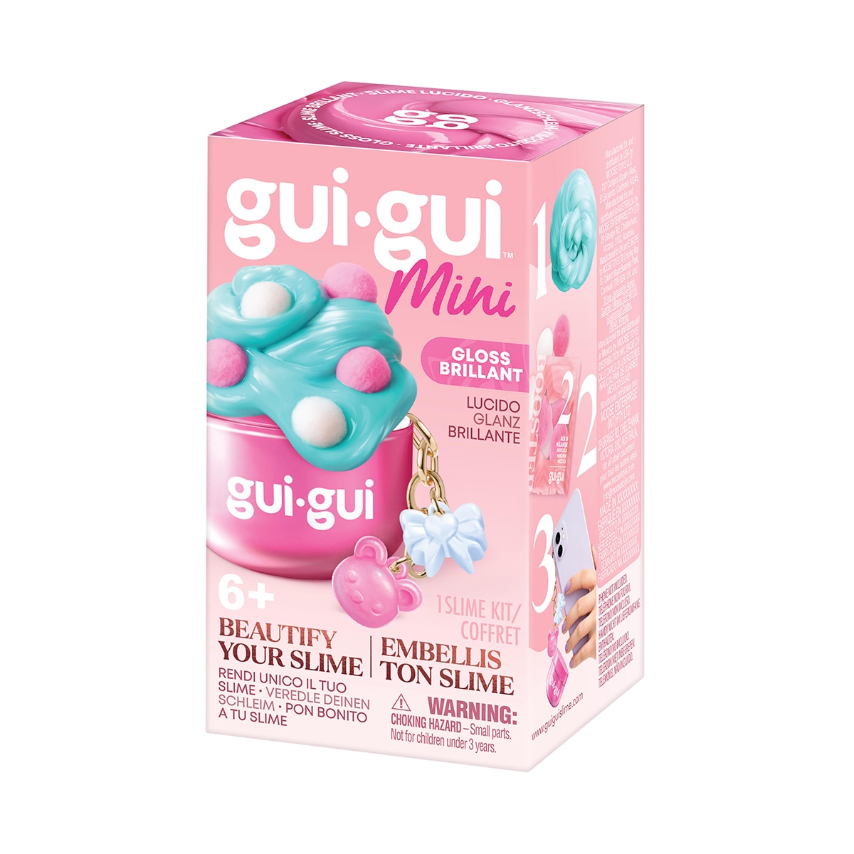 Mini Gui Gui, 4 Slimes para coleccionar modelos surtidos 14