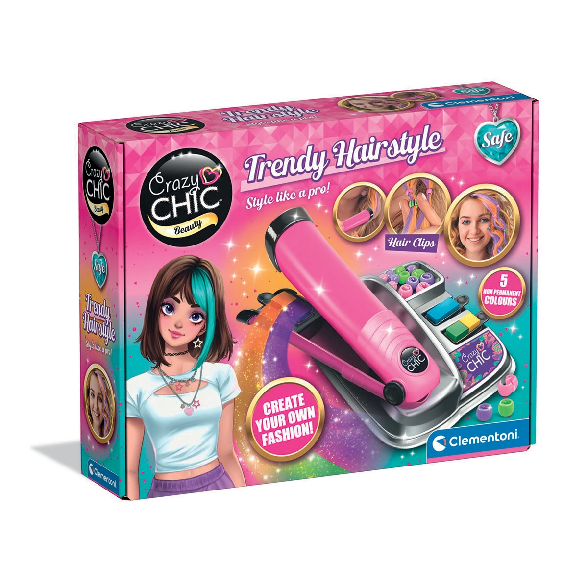 Clementoni - JuegoTrendy Hairstyles Crazy Chic Clementoni.