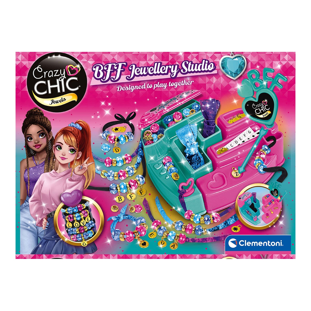 CASTIN セット Juego Jewellery Set BFF Crazy Chic Clementoni · Clementoni · El