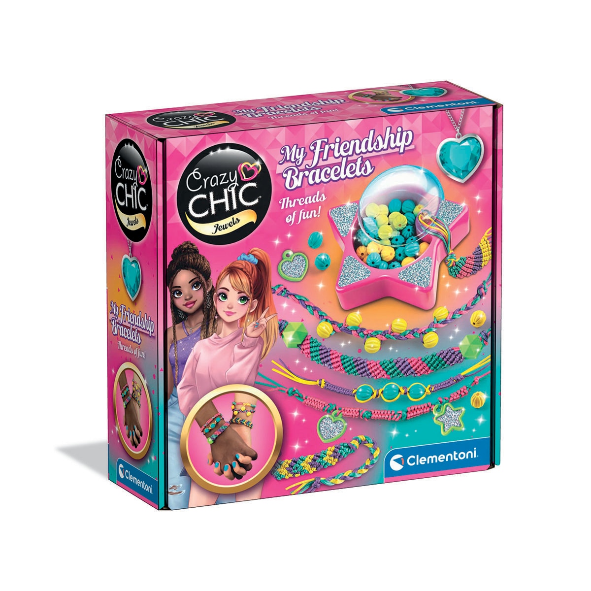 Imagen 0 de Juego My Friendship Bracelets Crazy Chic Clementoni