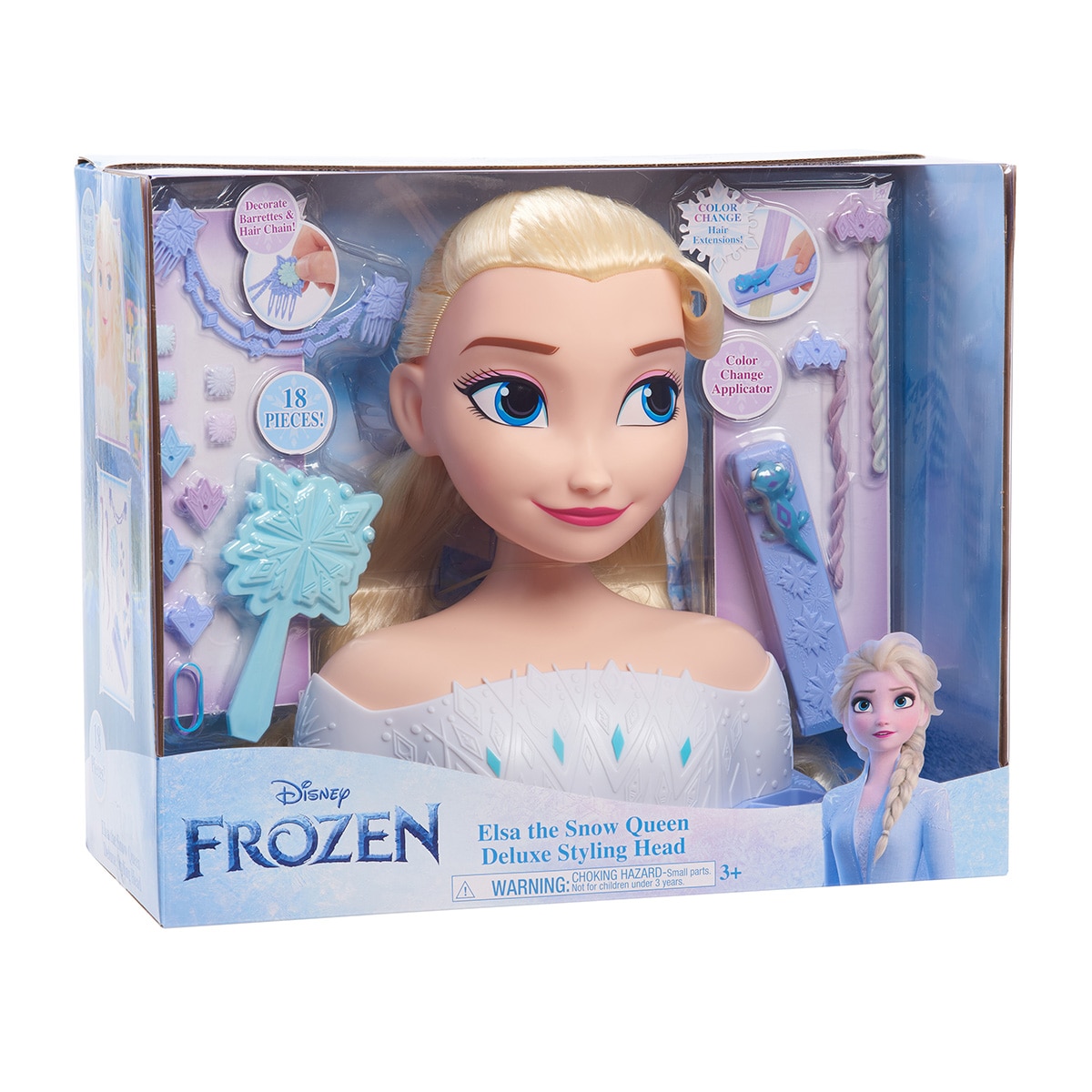 Imagen 2 de Busto de peinado Elsa dekuzen Disney Frozen Just Play