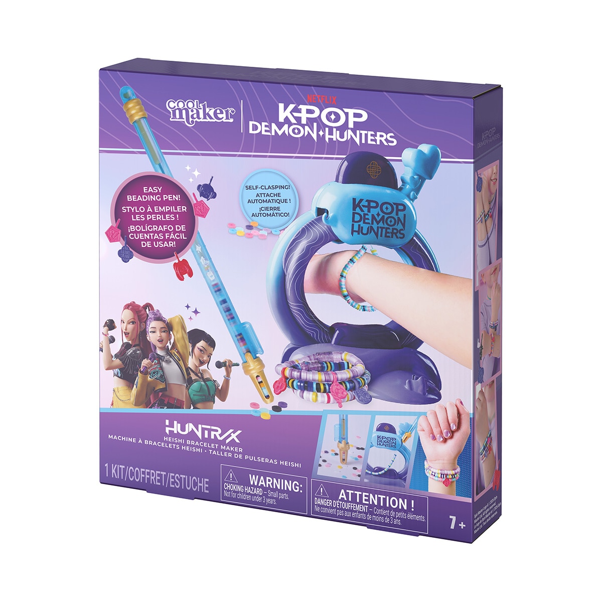 Taller de Pulseras Heishi K Pop Demon Hunters con adornos incluidos Cool Maker 8