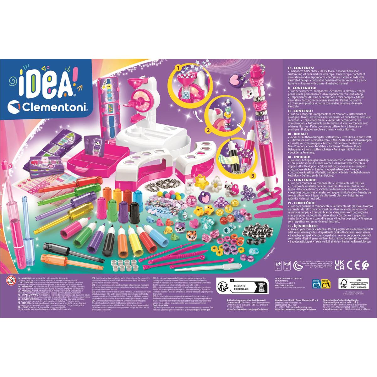 Markers Creator Studio Idea Clementoni 8