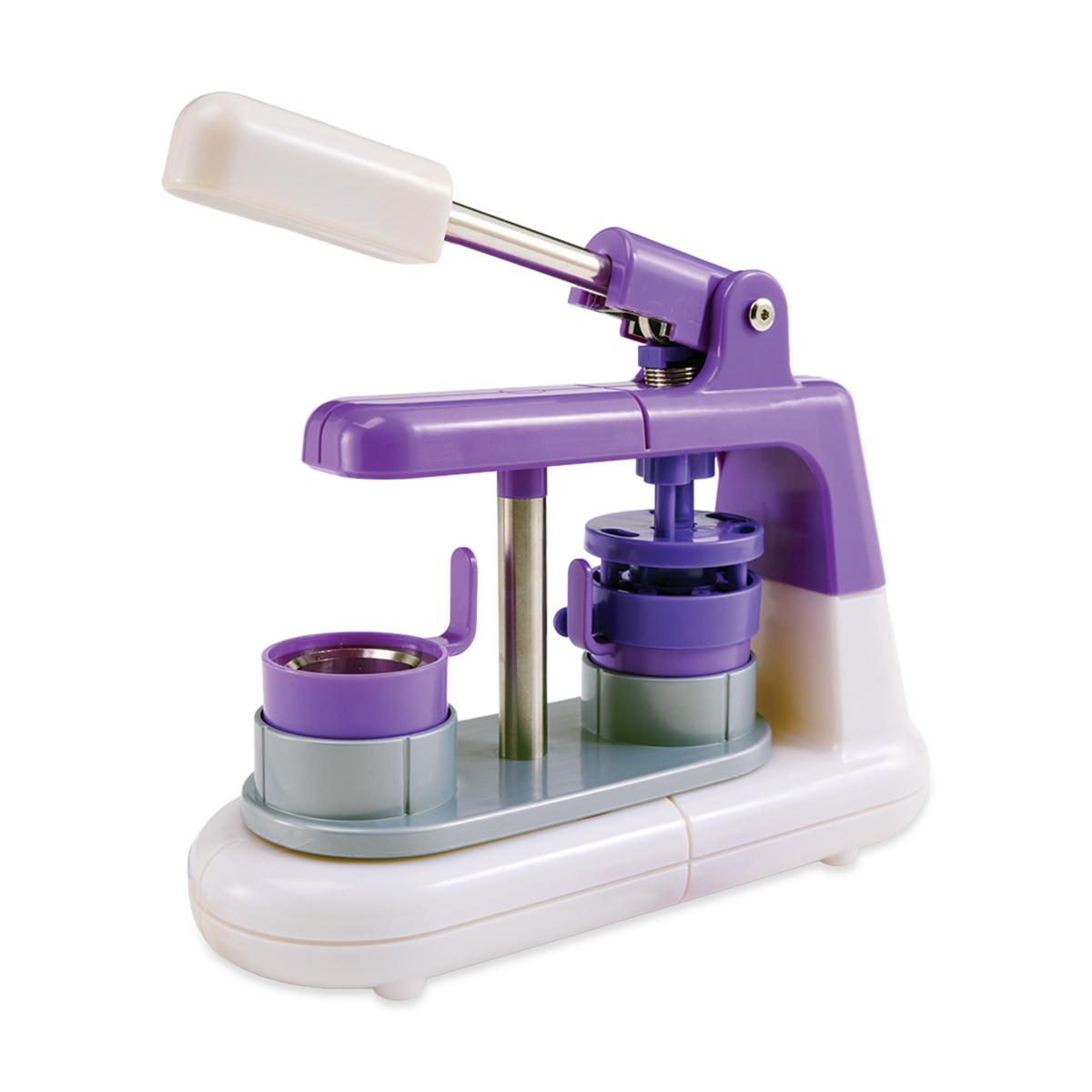 Juego de manualidades Fabrica de pins con moldes para pins, llaveros y clips Bizak 3