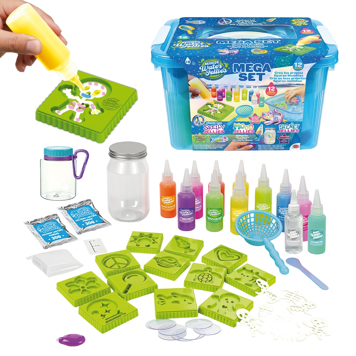 Imagen 0 de Manualidad Magic Jellies mega set con accesorios Bizak