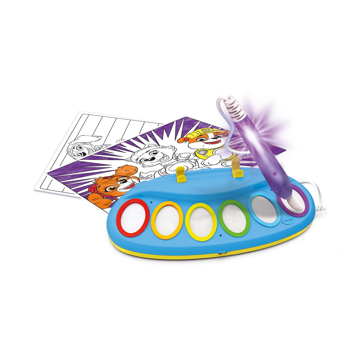 Manualidad Colorea sin Manchas Color Wonder Pincel Mágico Luminoso Paw Patrol Crayola 4