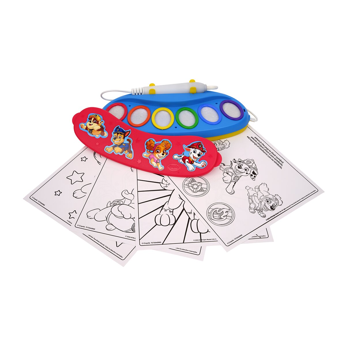 Manualidad Colorea sin Manchas Color Wonder Pincel Mágico Luminoso Paw Patrol Crayola 6