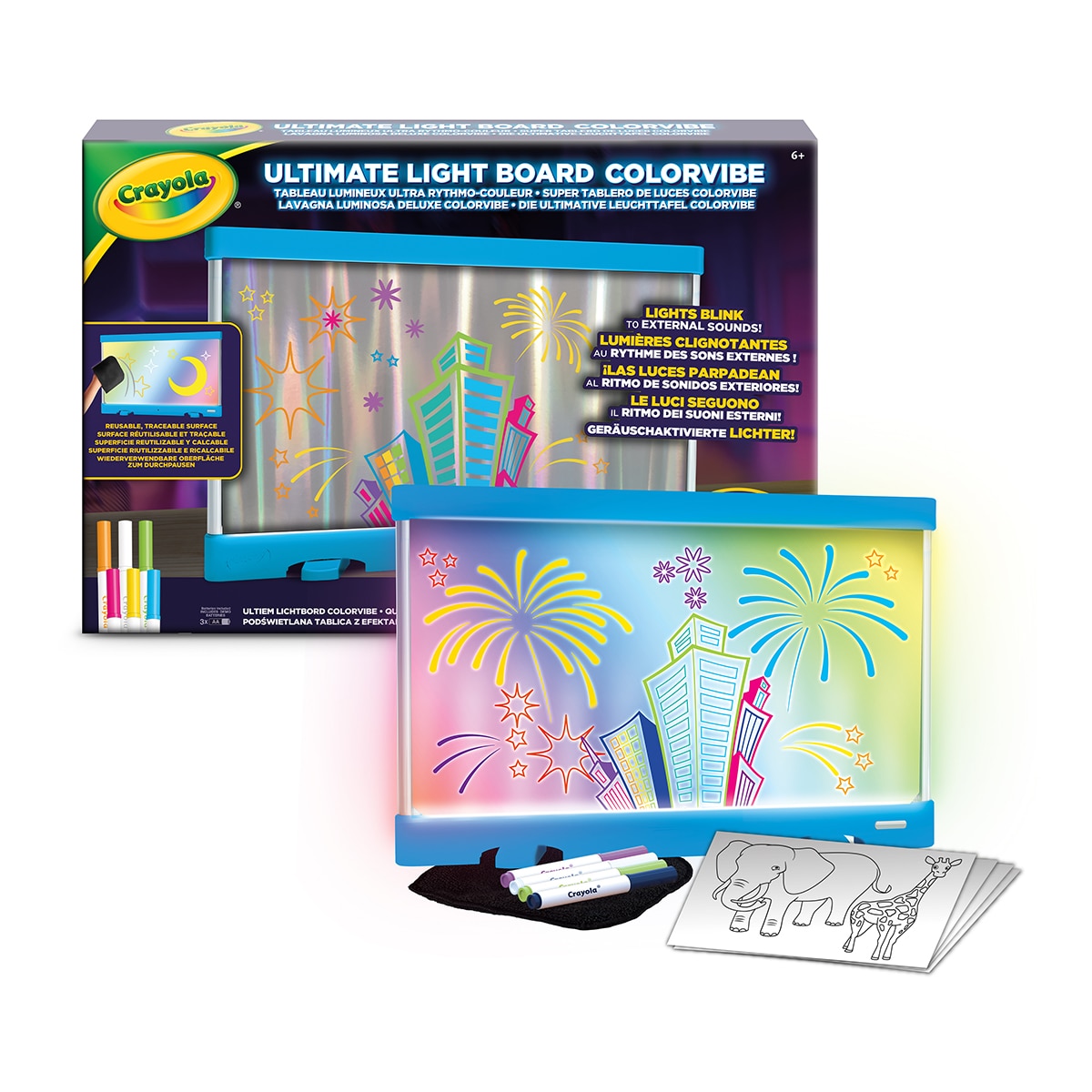 Imagen 0 de Manualidad Pizarra Led De Luxe Colorvibe Crayola