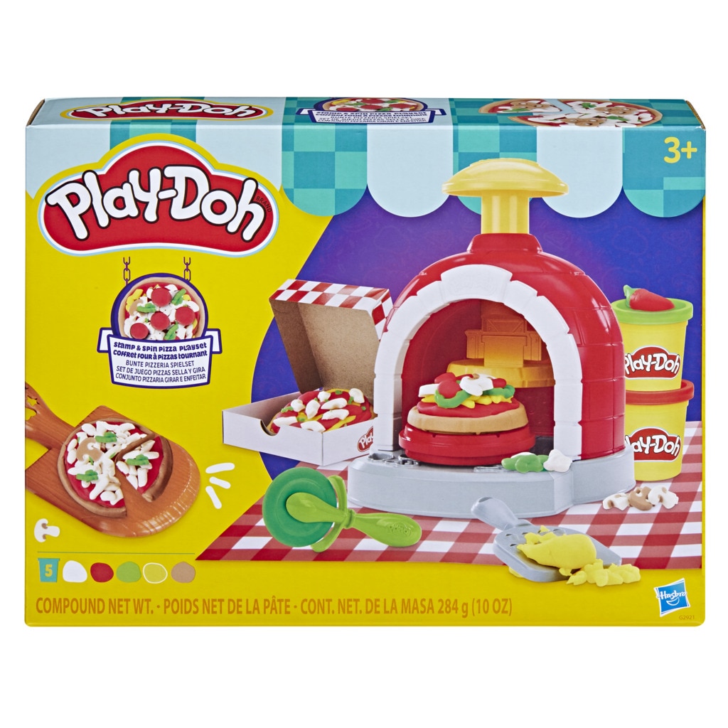 Imagen 1 de Manualidad Set de juego Pizzas Sella y Gira Play-Doh Hasbro