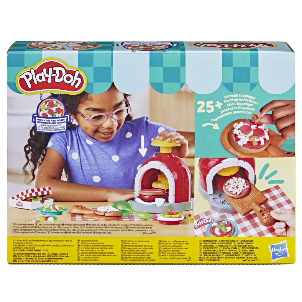 Imagen 3 de Manualidad Set de juego Pizzas Sella y Gira Play-Doh Hasbro
