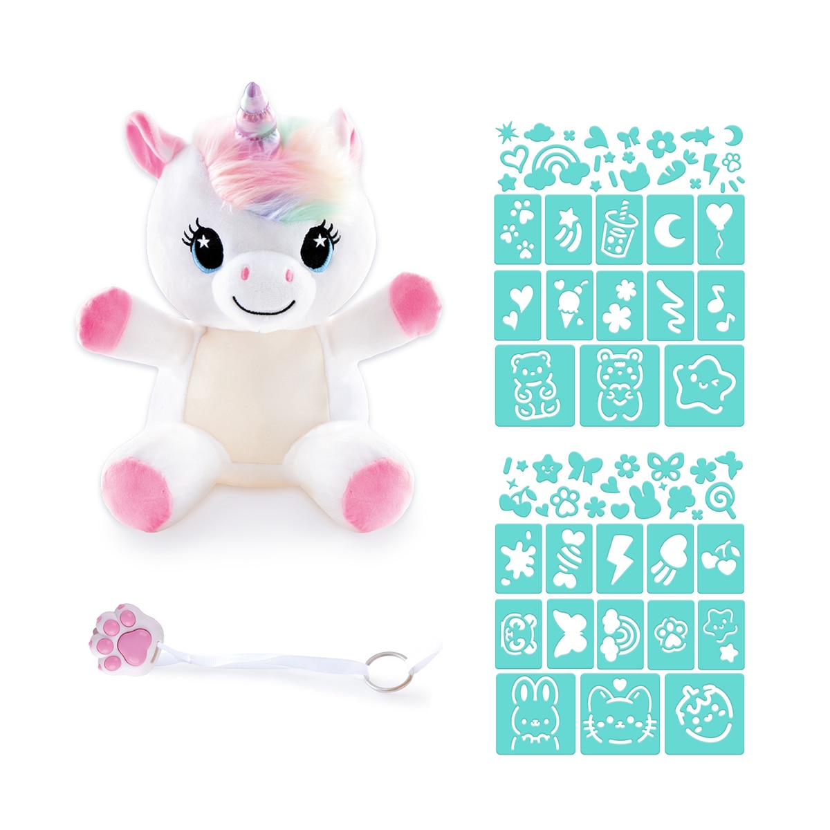 Peluche Unicornio Luz Mágica Canal 3