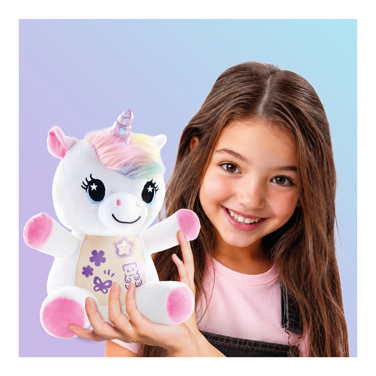 Peluche Unicornio Luz Mágica Canal 4