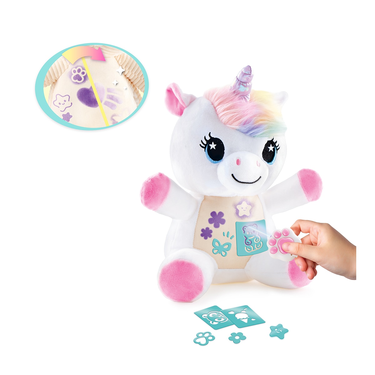 Peluche Unicornio Luz Mágica Canal 6