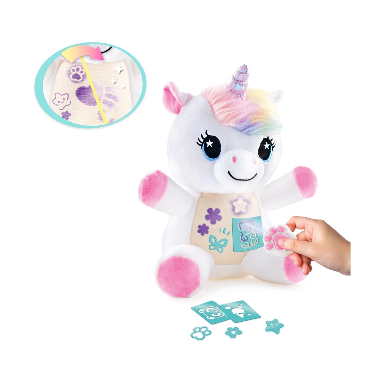 Peluche Unicornio Luz Mágica Canal 9