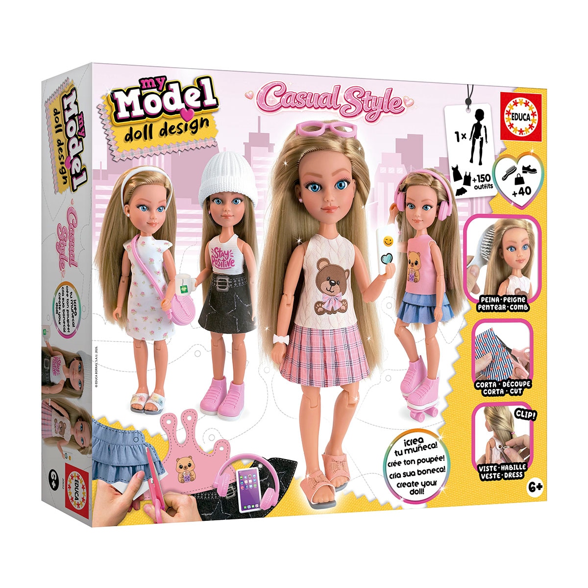 Manualidade My Model Doll Design Casual Style My Model Educa Borras 3