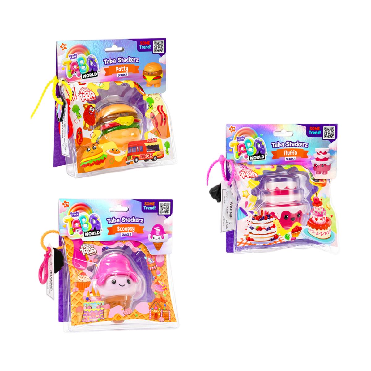 Imagen 1 de Squishy Taba World Taba Stackers con llavero Bizak modelos surtidos