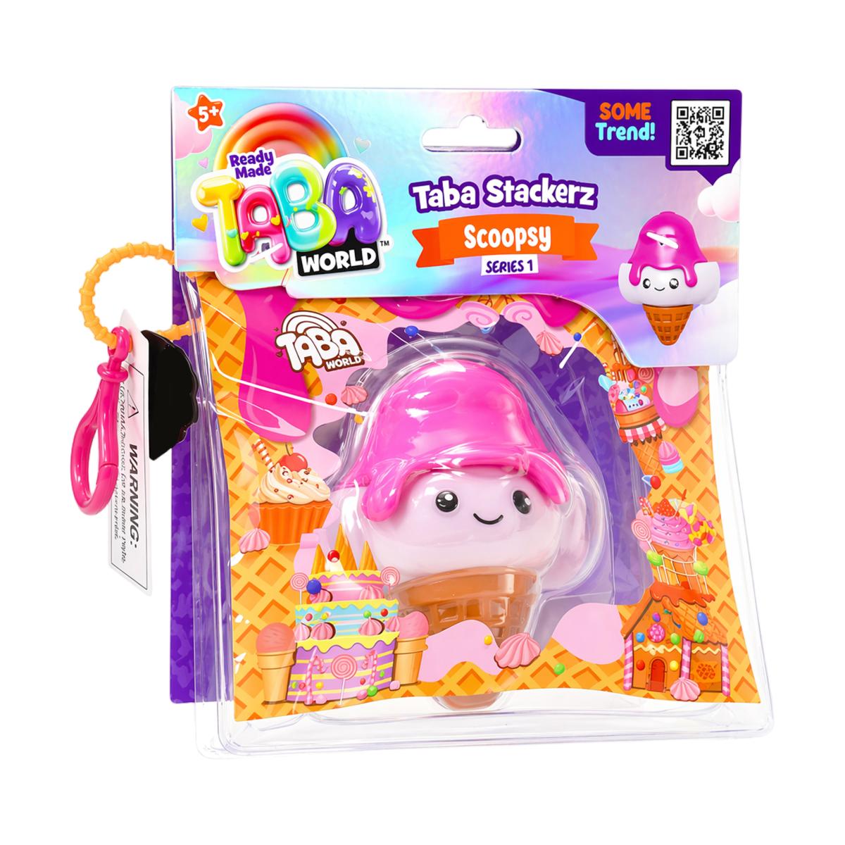 Imagen 2 de Squishy Taba World Taba Stackers con llavero Bizak modelos surtidos