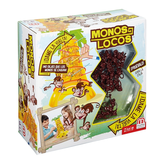 Mattel Games Monos locos, juego de mesa infantil