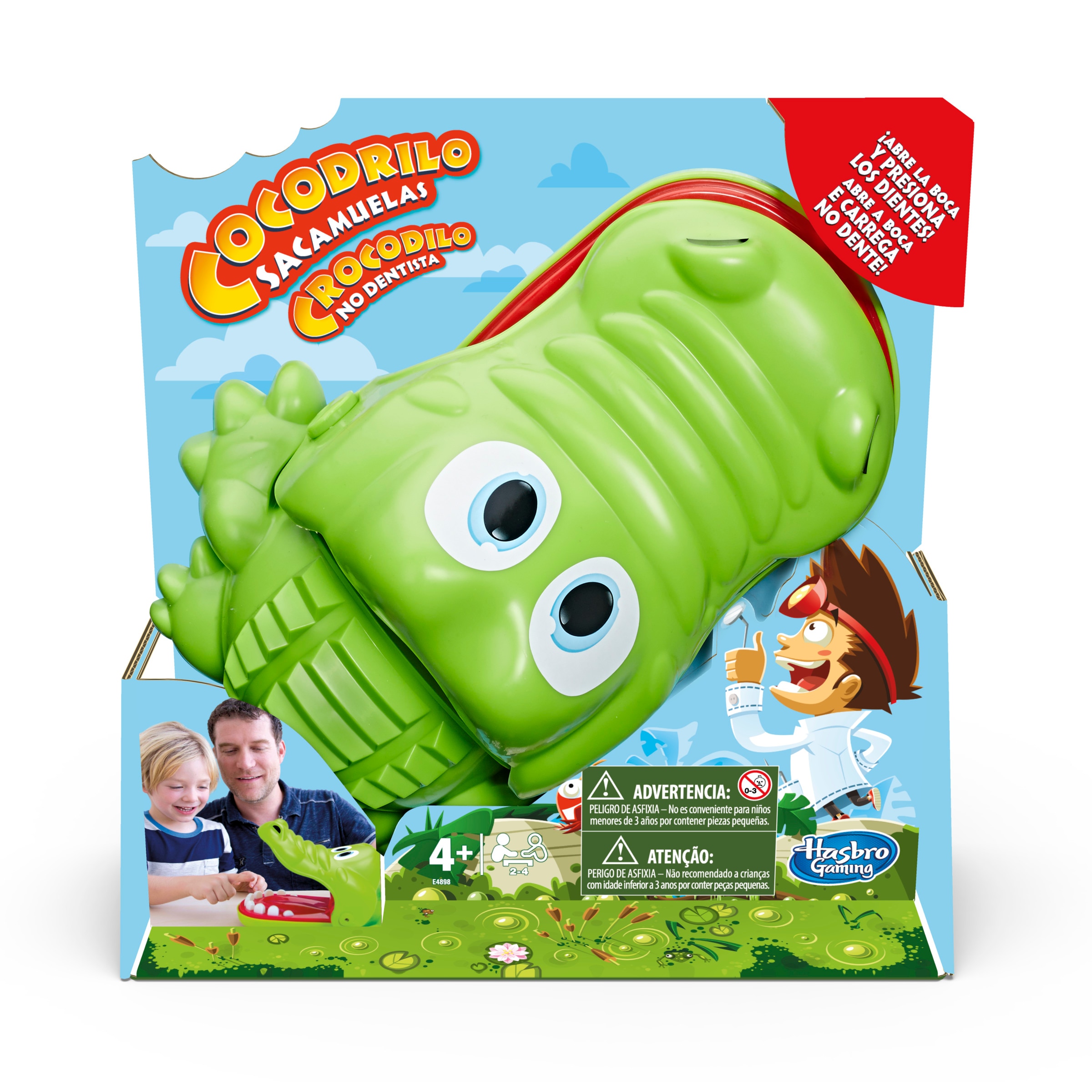 Juego de mesa Cocodrilo Sacamuelas Hasbro Gaming 3
