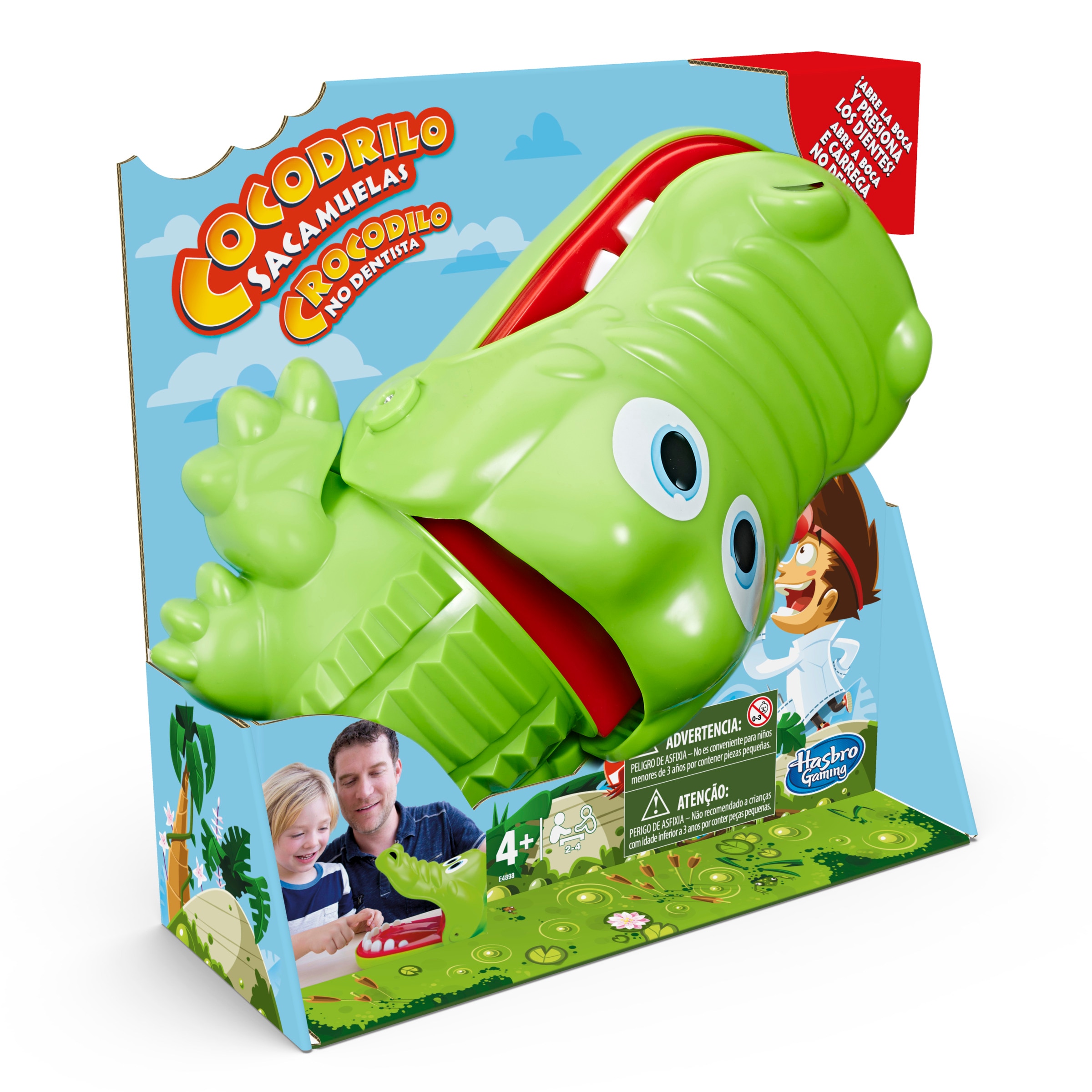 Juego de mesa Cocodrilo Sacamuelas Hasbro Gaming 4