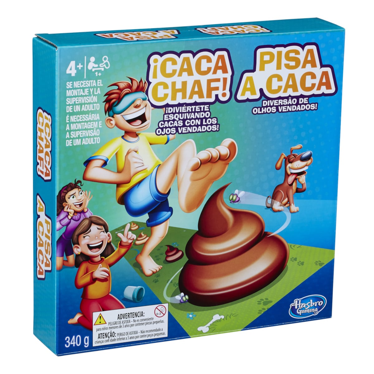Juego ¡Caca Chaf! pisa la caca Hasbro Gaming 1