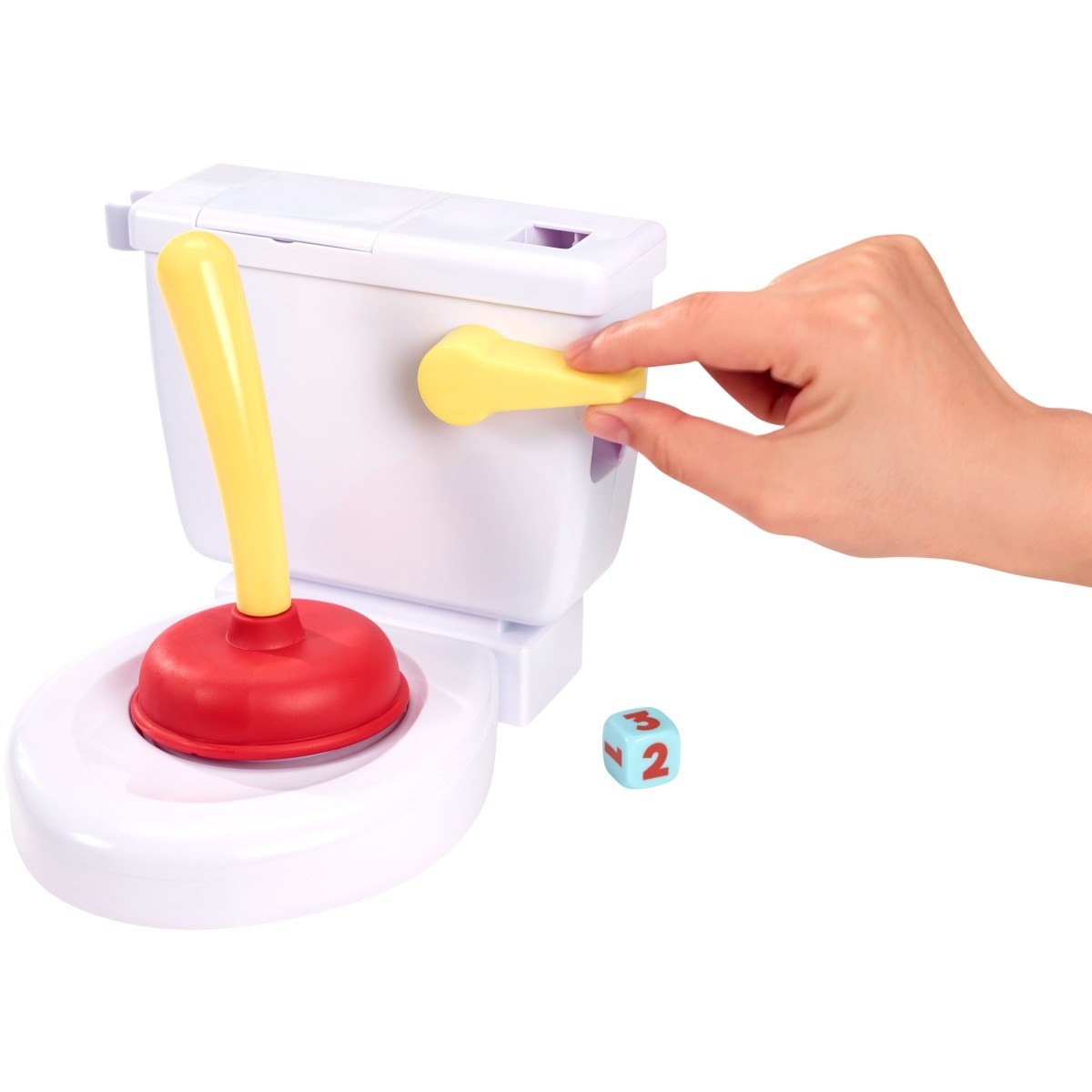 Mattel Games Baño Boom, ¡Atrapa la Caca!, juego de mesa infantil 5