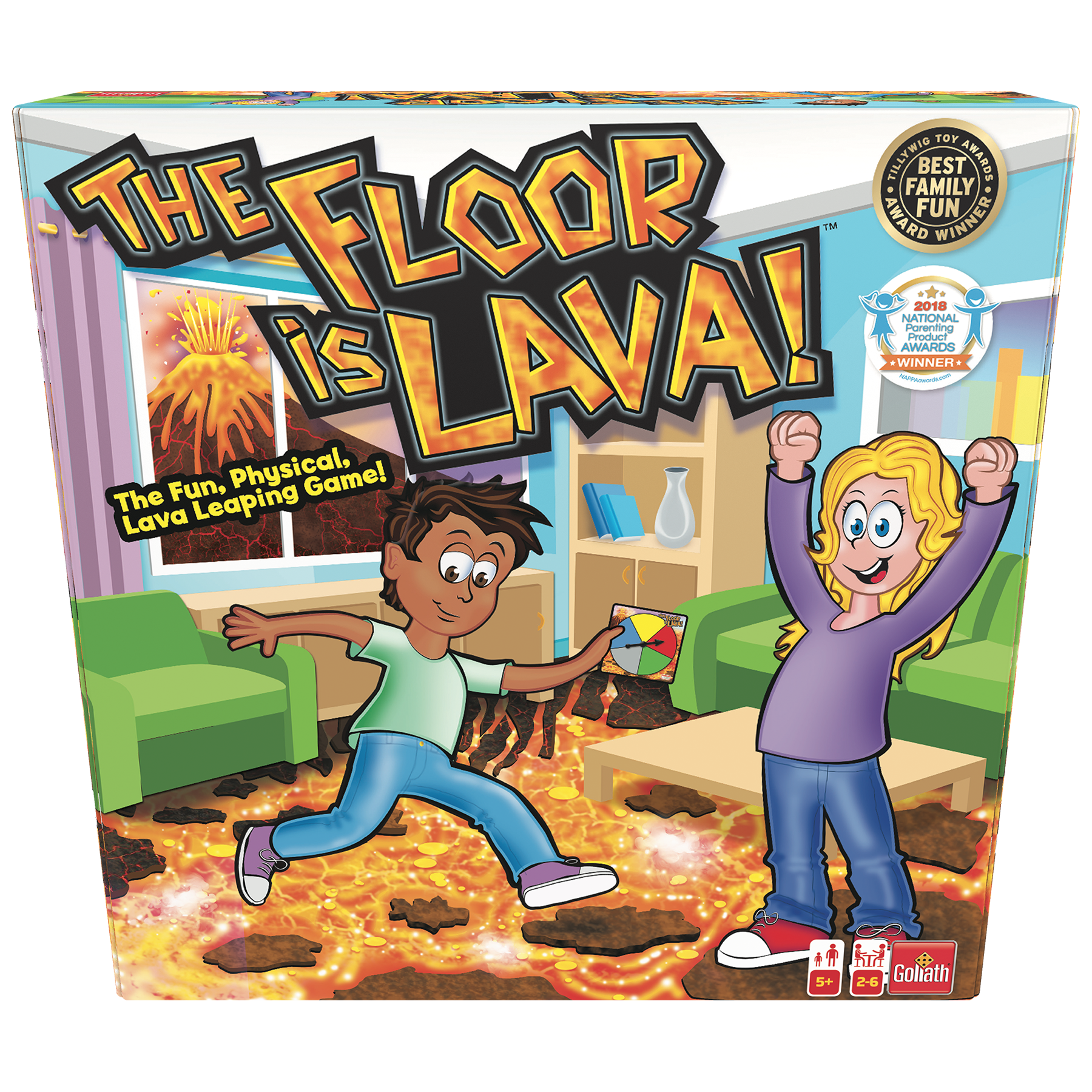 Juego de mesa Floor is lava Goliath 3