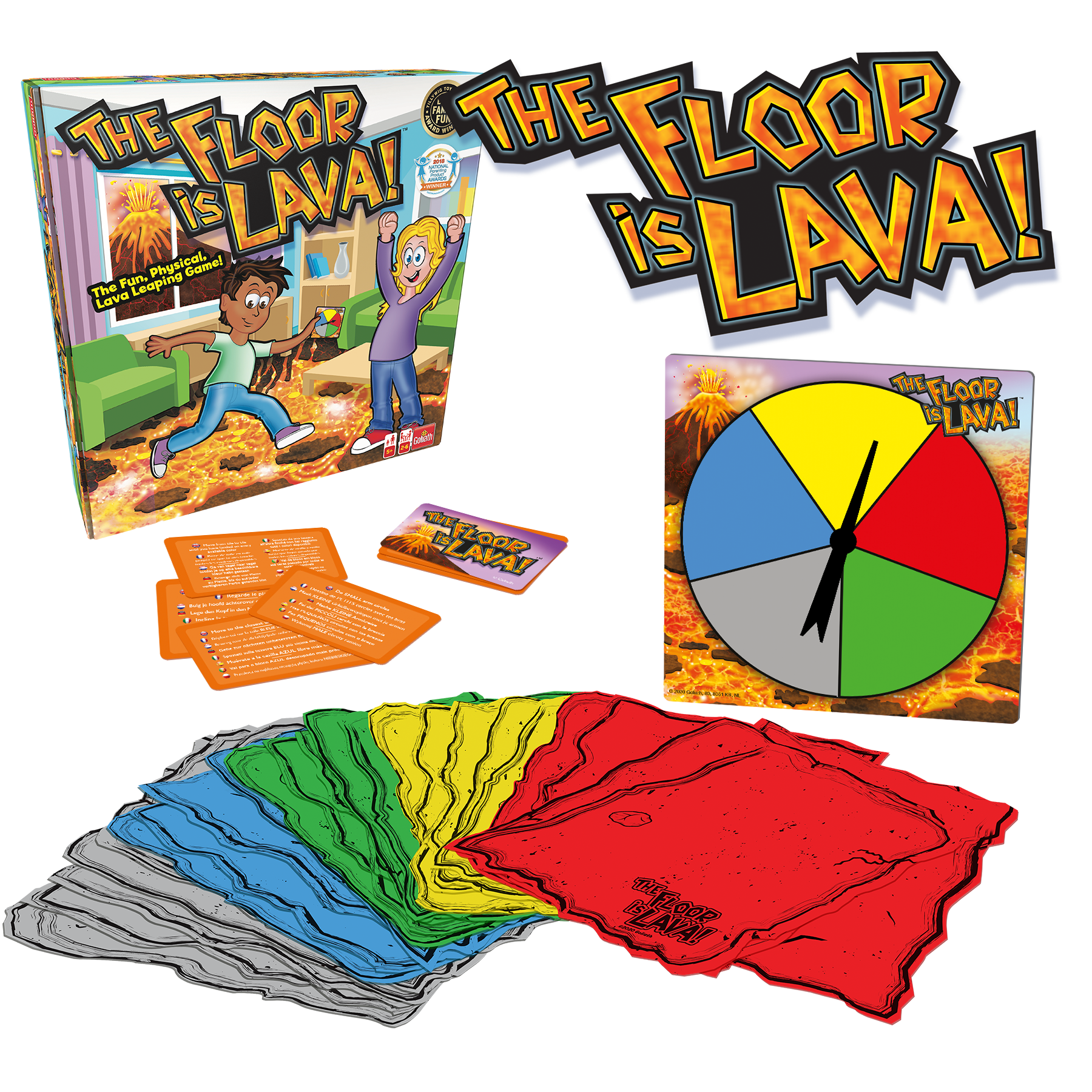 Juego de mesa Floor is lava Goliath 4