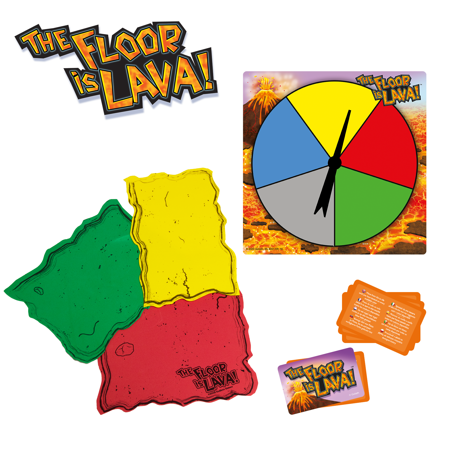 Juego de mesa Floor is lava Goliath 5