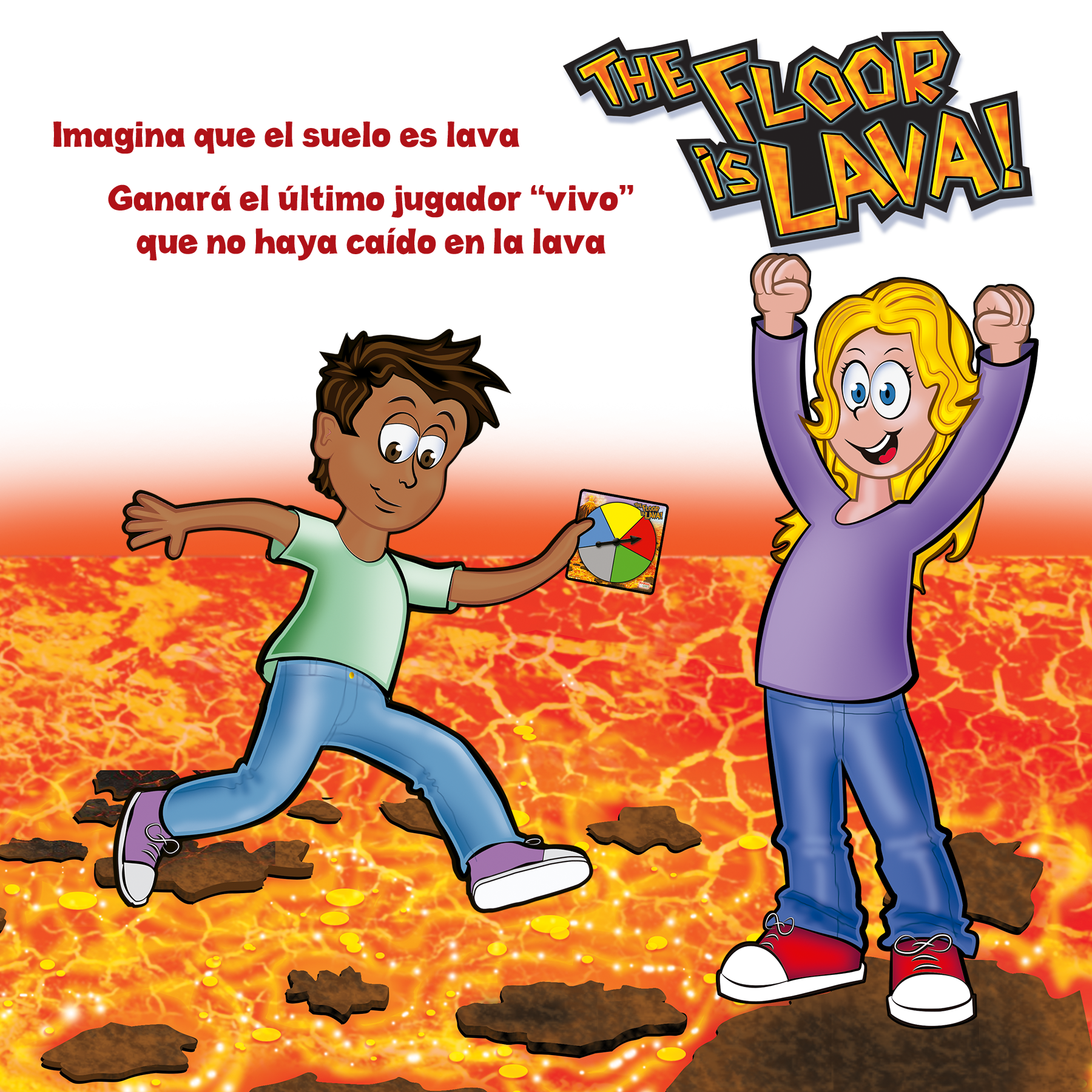 Juego de mesa Floor is lava Goliath 6