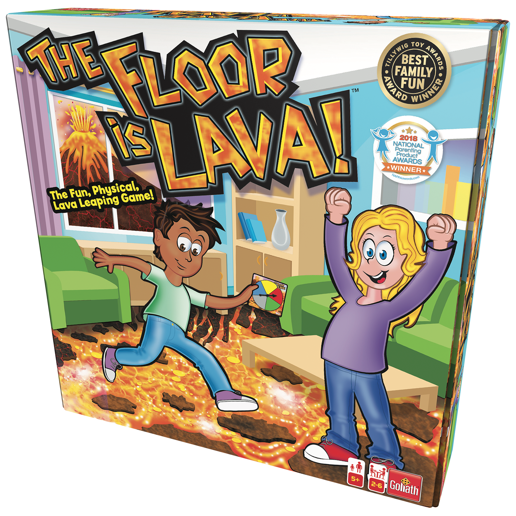 Juego de mesa Floor is lava Goliath 8