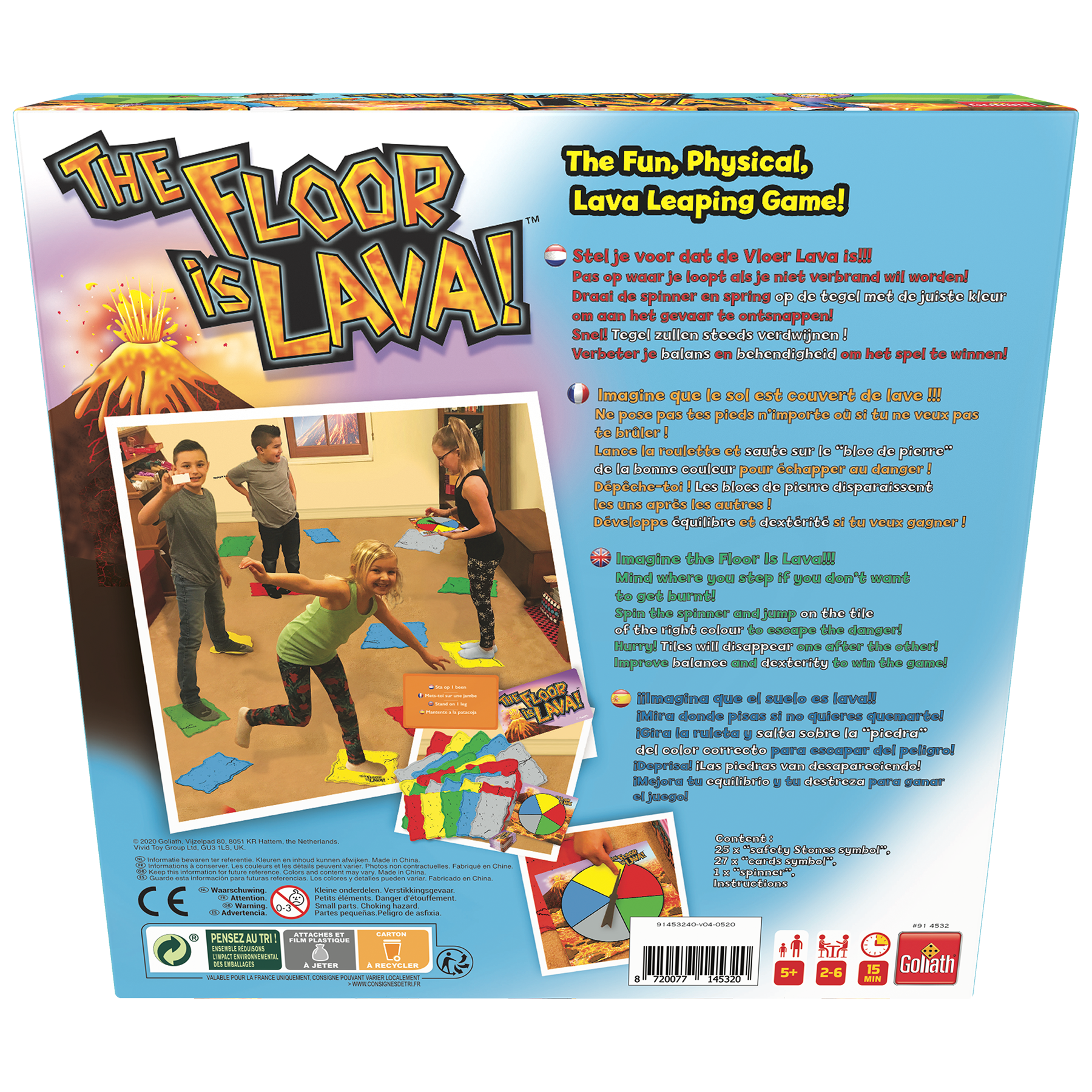 Juego de mesa Floor is lava Goliath 9