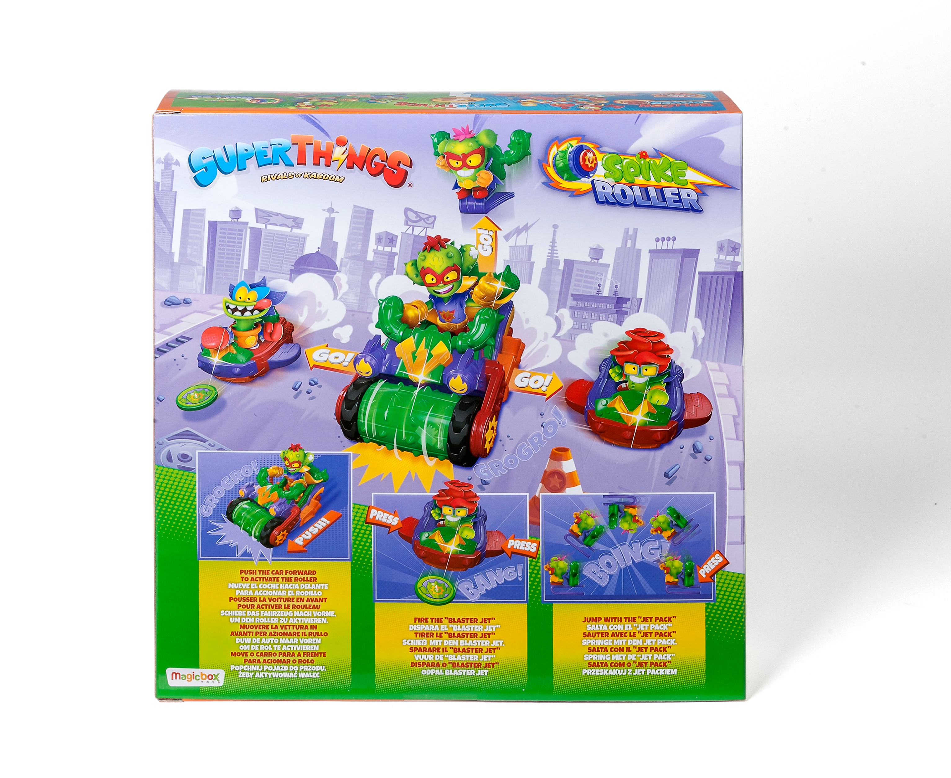 Coche Spike Roller Cactus Vehículo Rivals of Kaboom Superthings 3