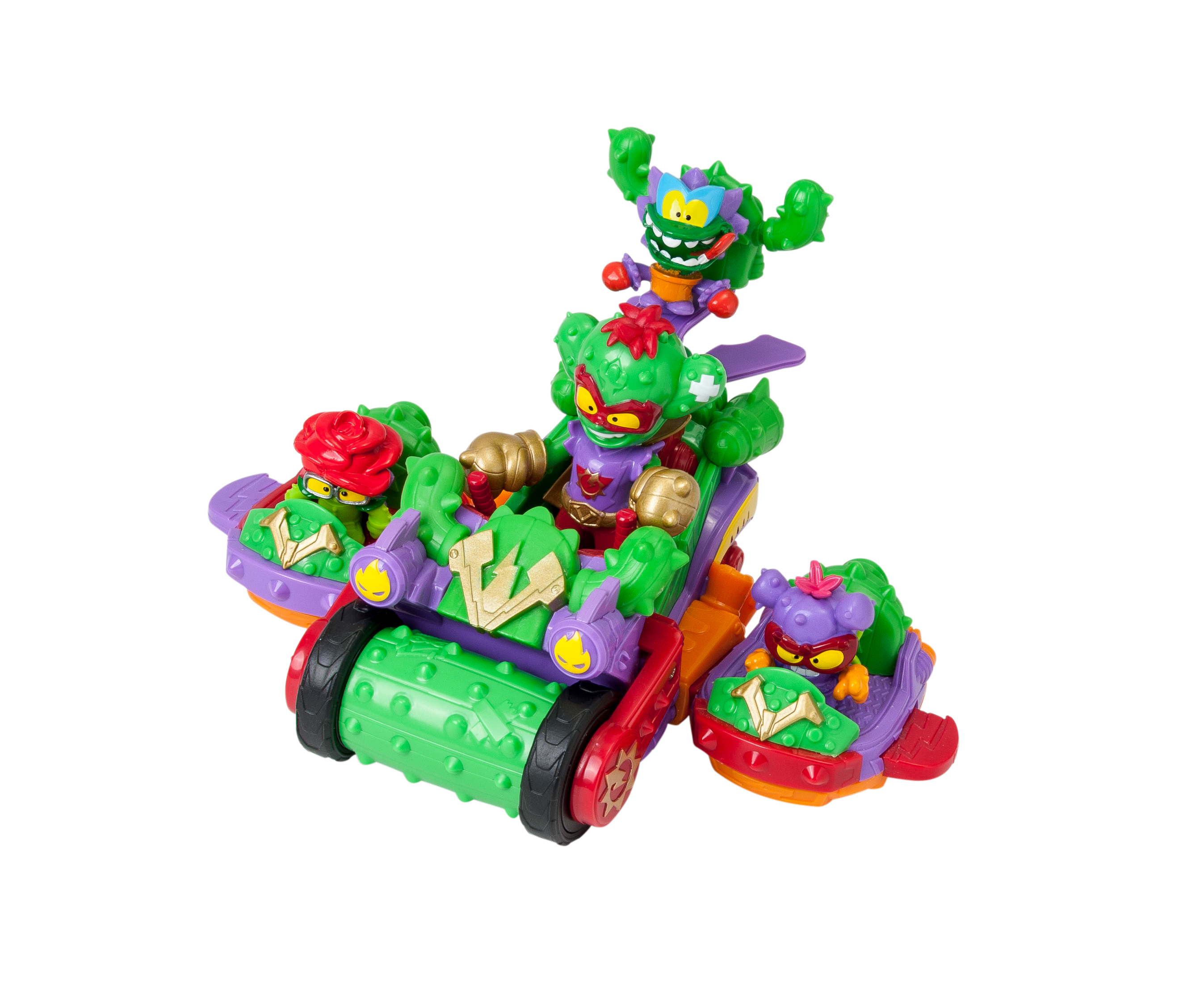 Coche Spike Roller Cactus Vehículo Rivals of Kaboom Superthings 4