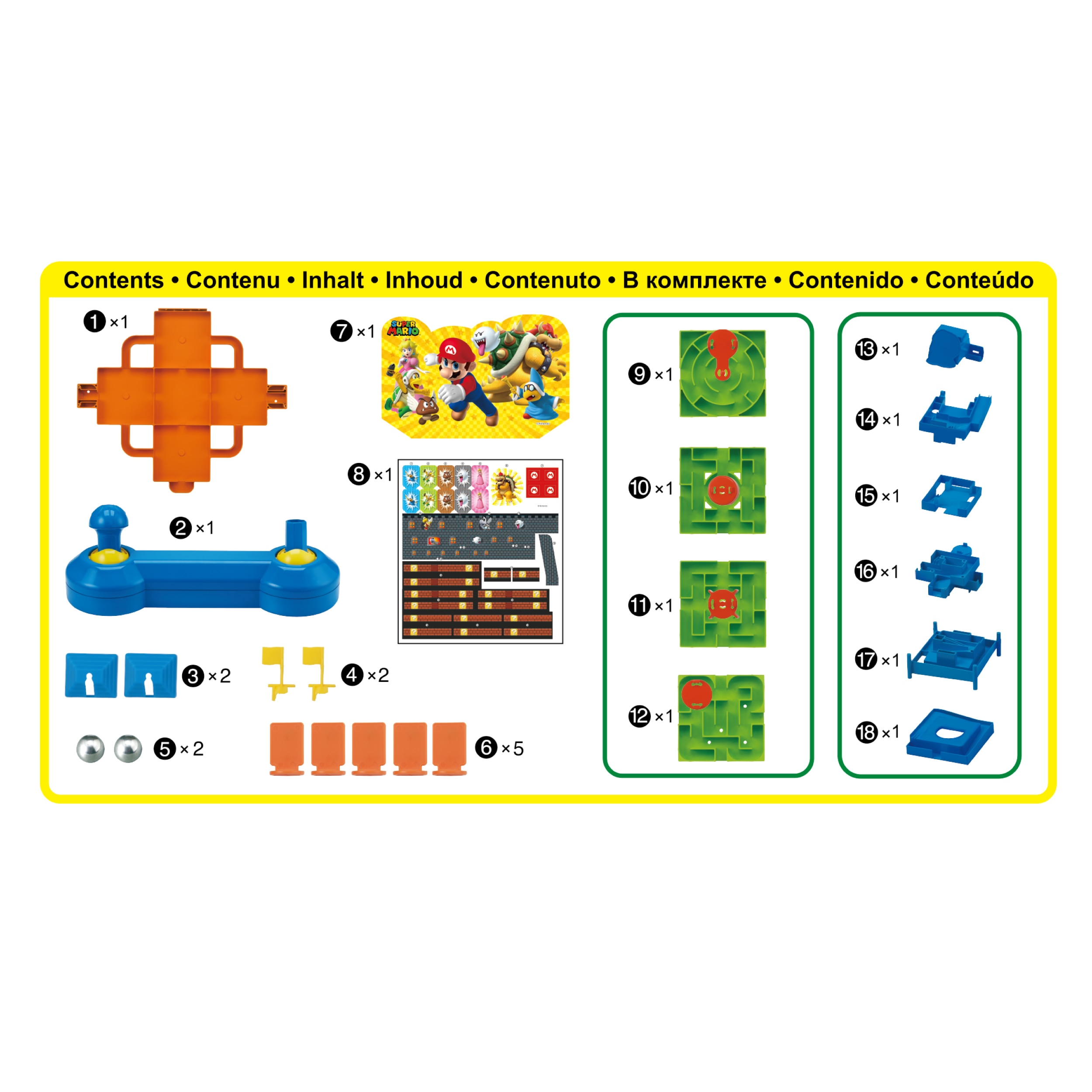 Juego de mesa Laberinto Super Mario Maze Game Dx 7