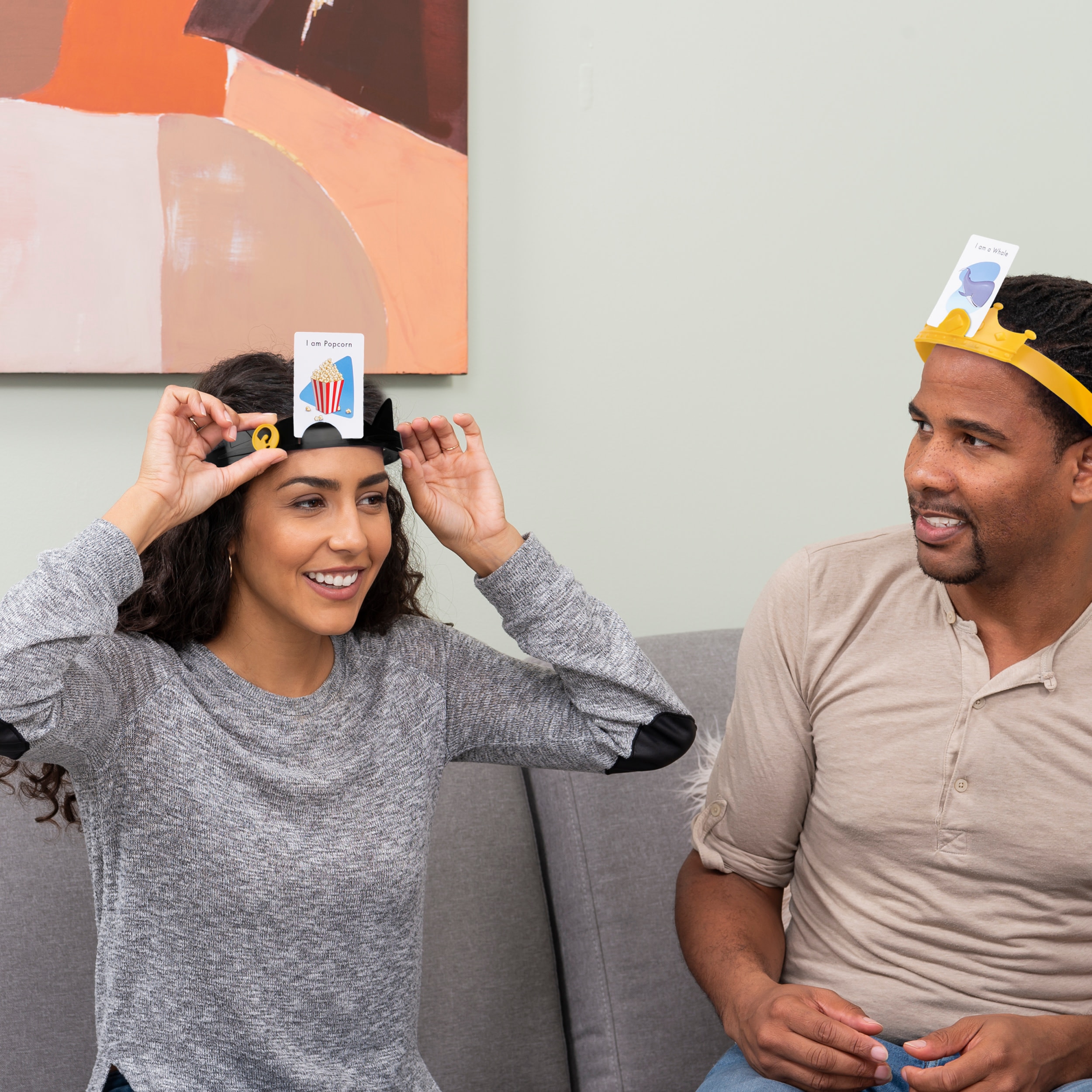 Juego de adivinar ¿Qué tengo en la cabeza? Hedbanz Family Spin Master Games 6