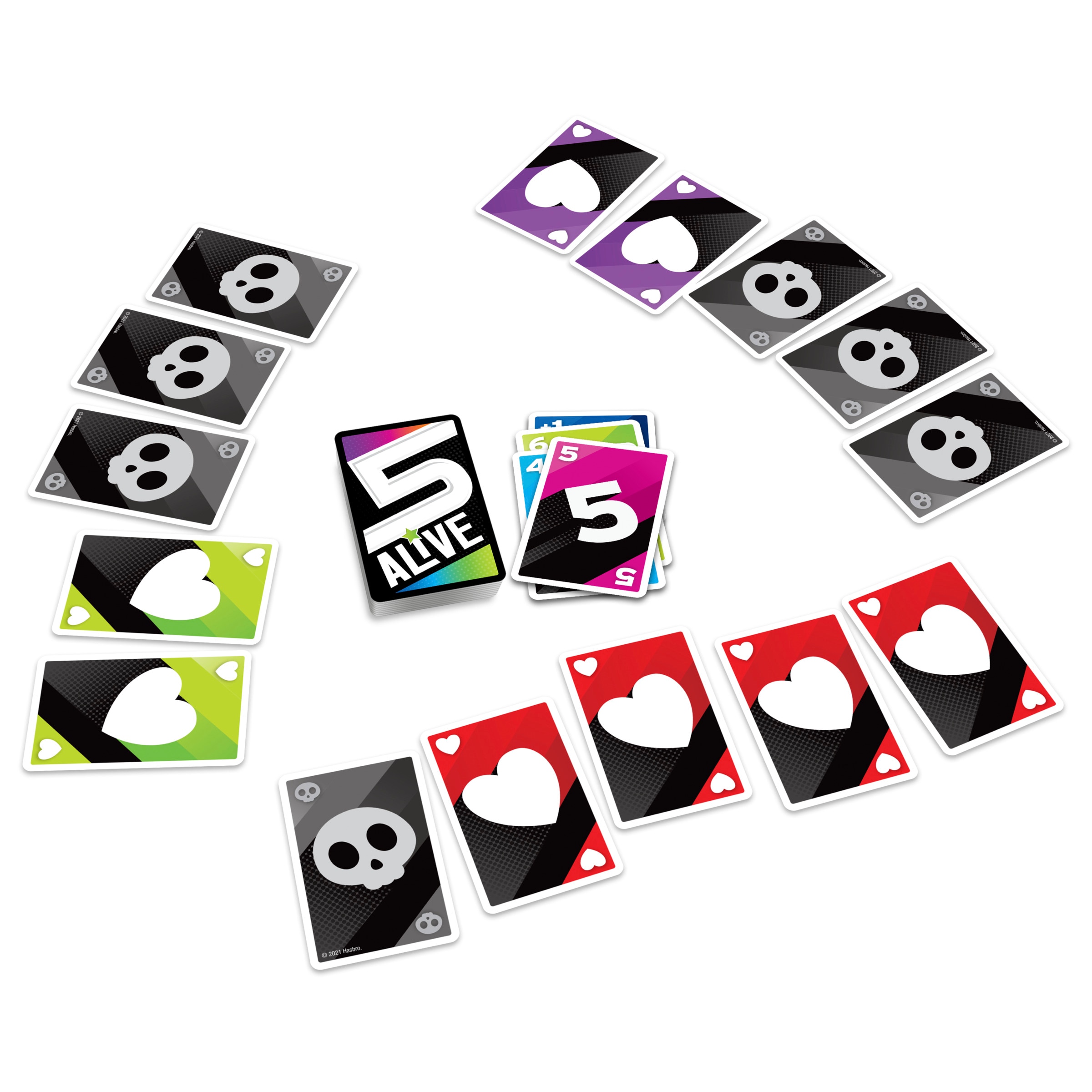 Juego de cartas Five alive Hasbro Gaming 5