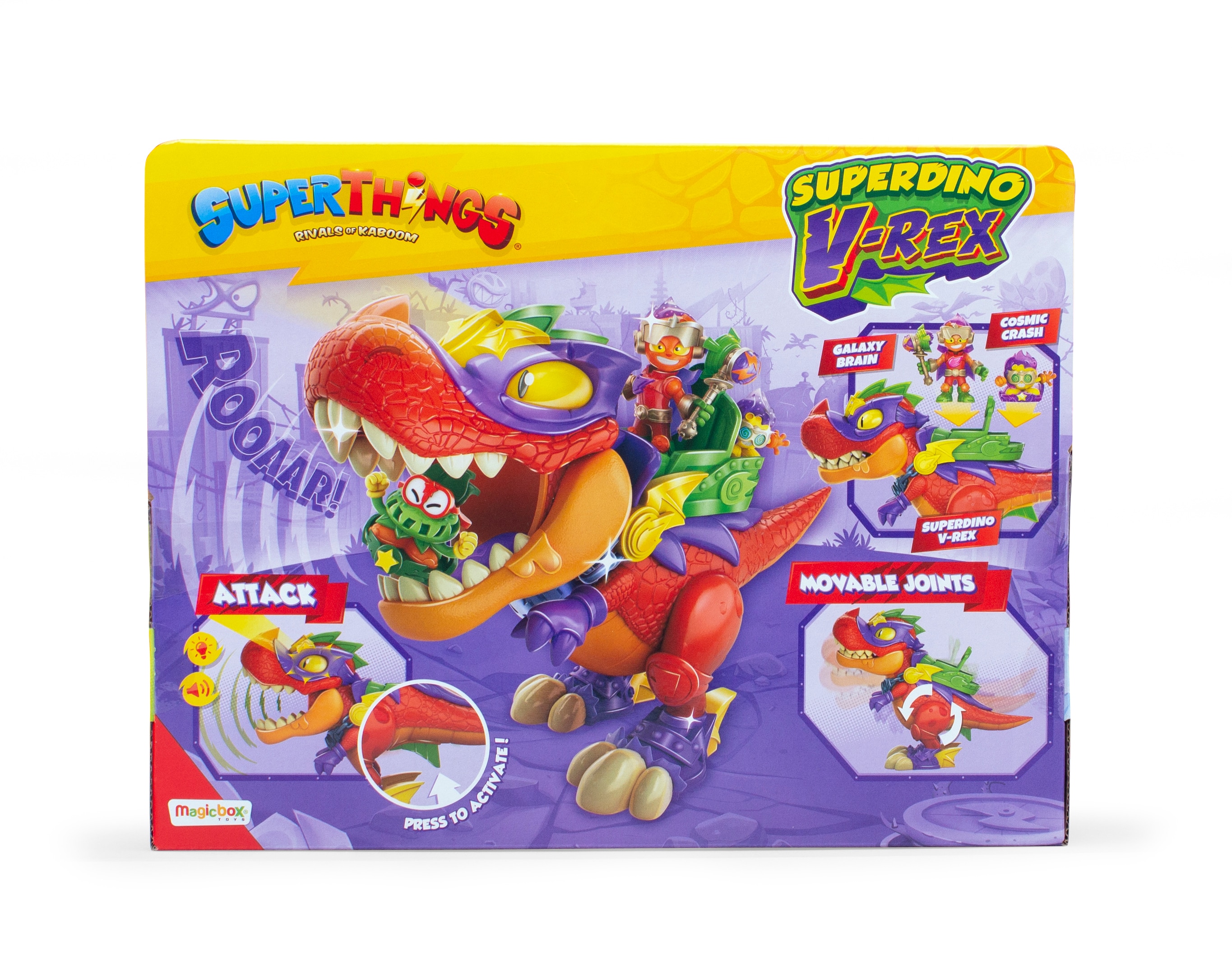 Muñeco de juguete Superdino V-Rex Rescue Force Superthings 3