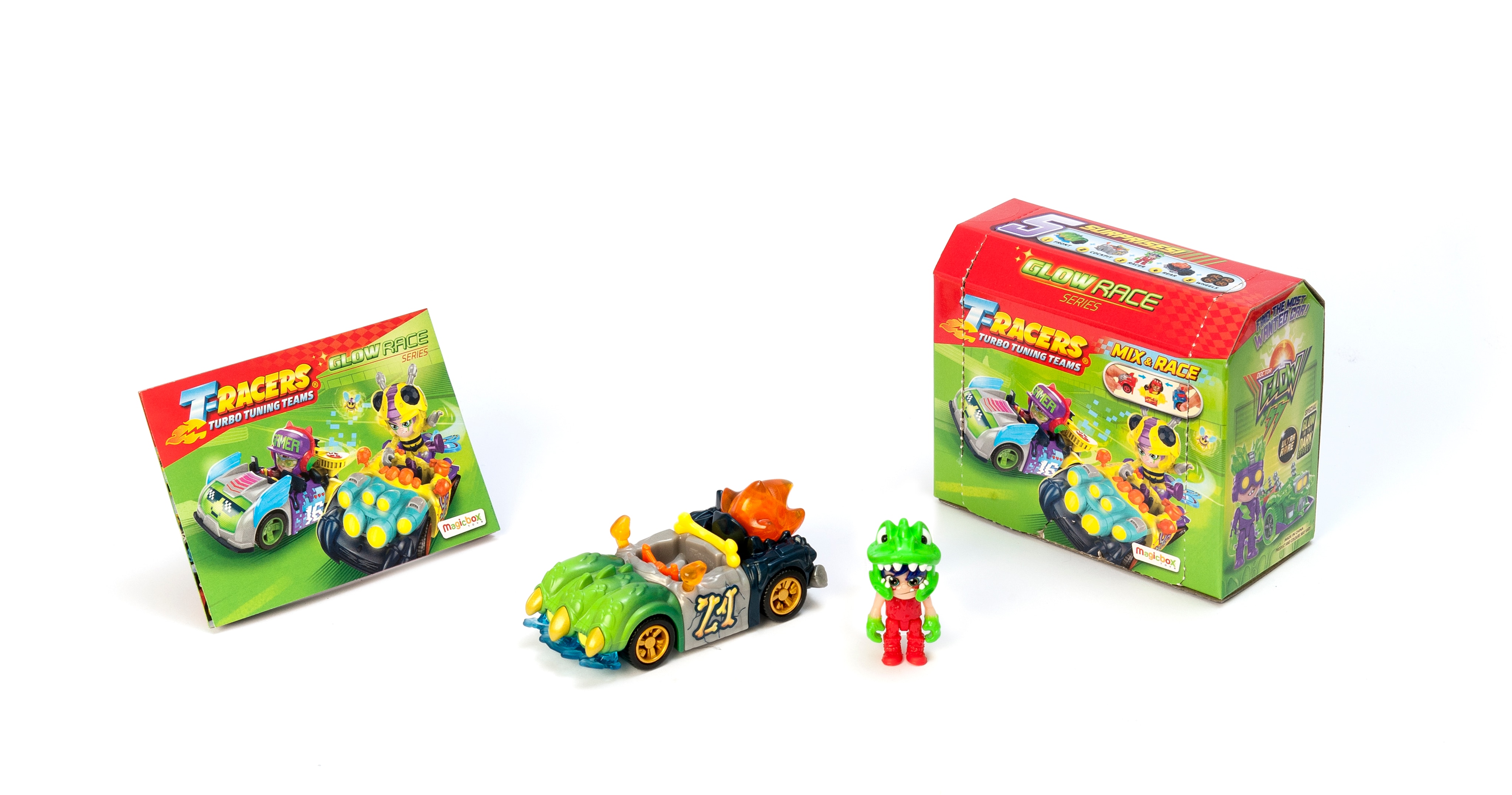 T-Racers Glow Race Car & Racer 2