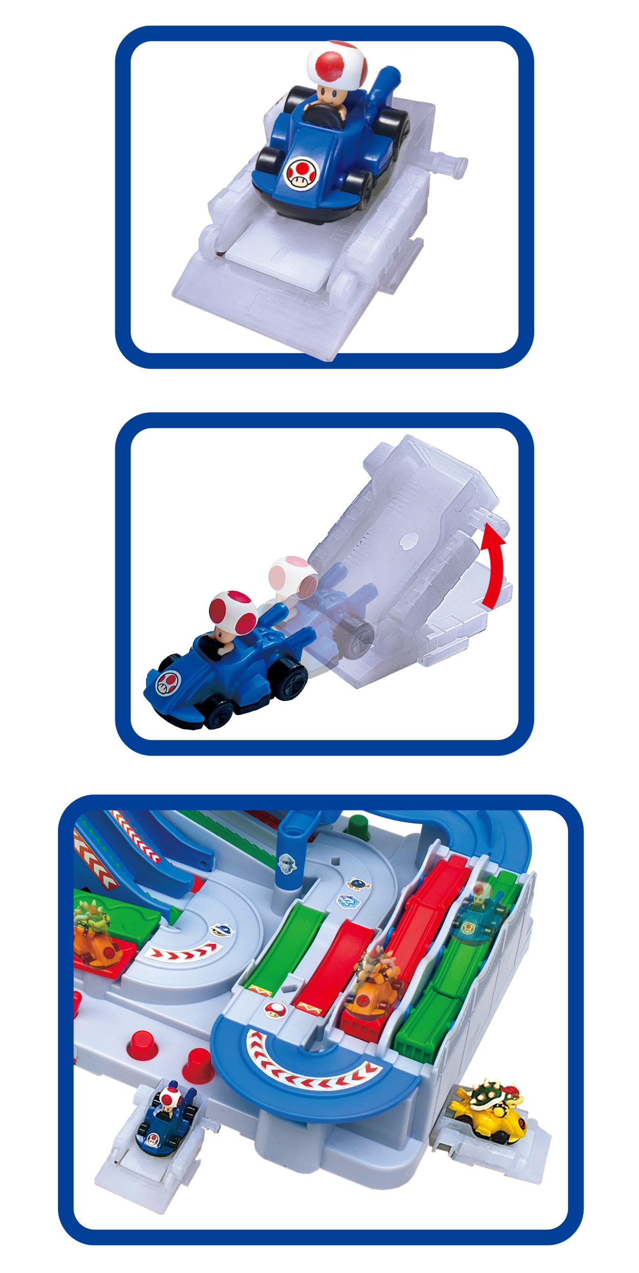 Pack Bowser & Toad Mario Kart Racing Deluxe Expansion Epoch Games 5