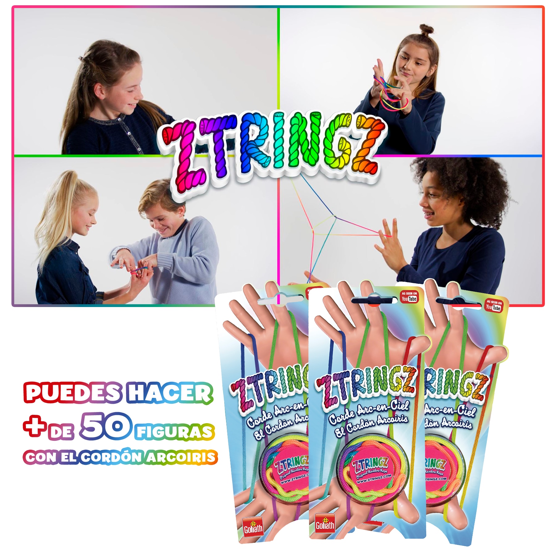 Cordón arcoiris Ztringz 4