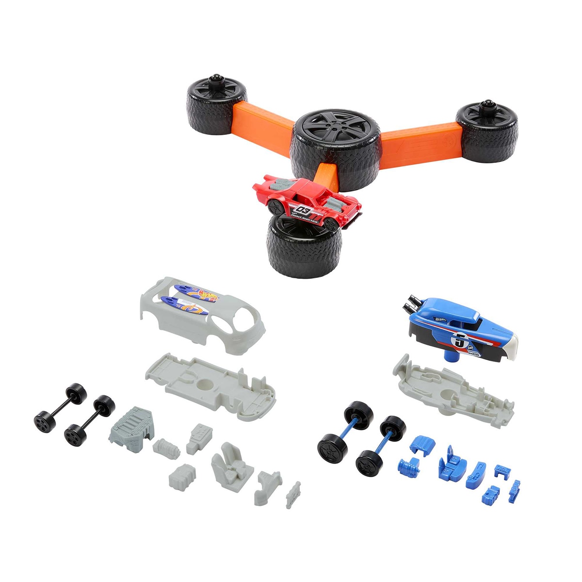 Juego de mesa Wheels Construye y Destruye Mattel Games 4