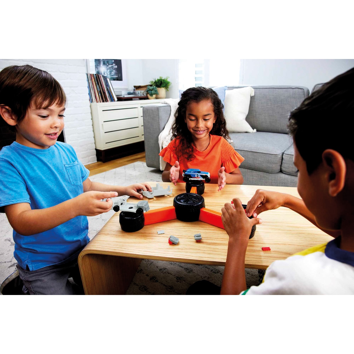 Juego de mesa Wheels Construye y Destruye Mattel Games 6