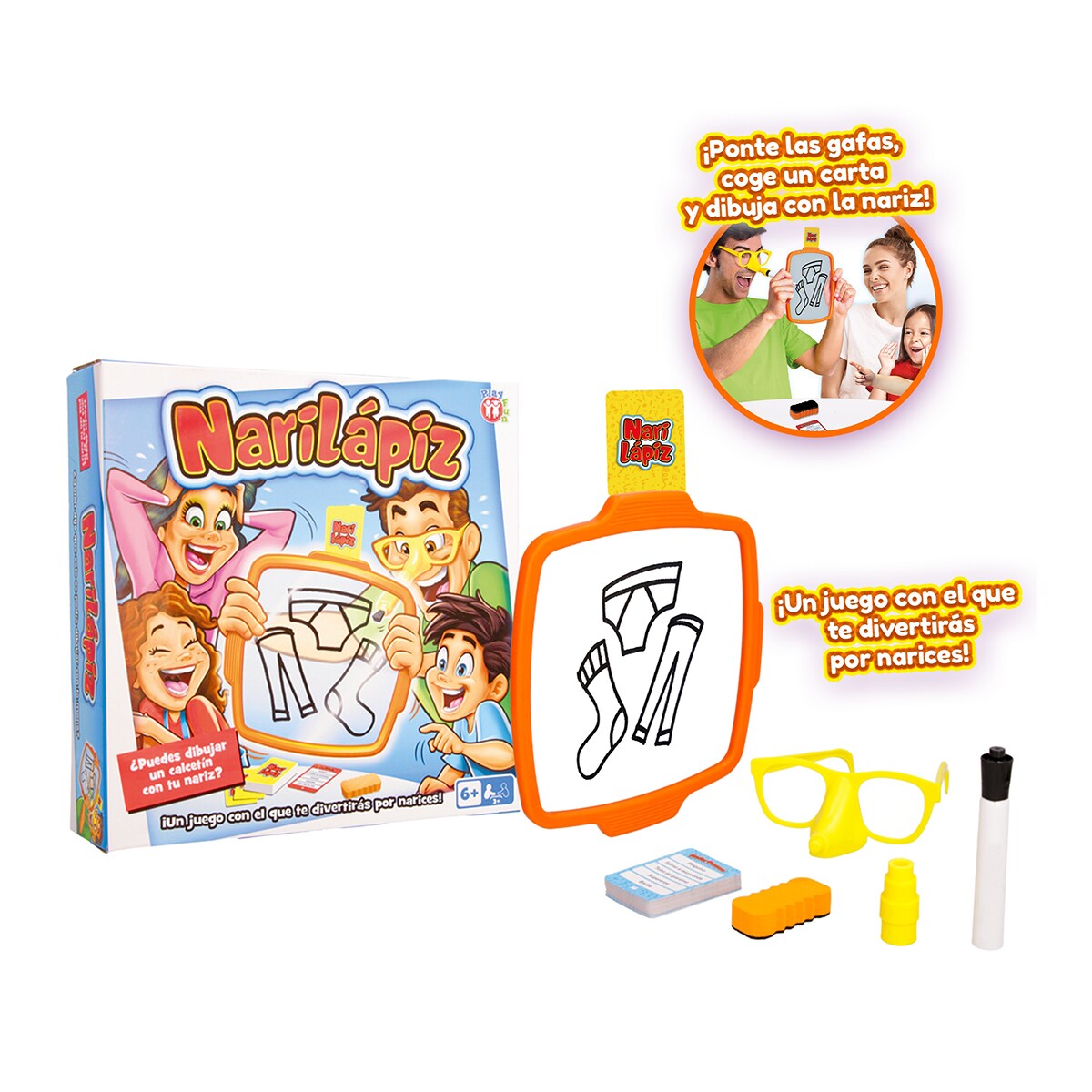 Juego de mesa Narilápiz Play Fun · Play Fun · El Corte Inglés