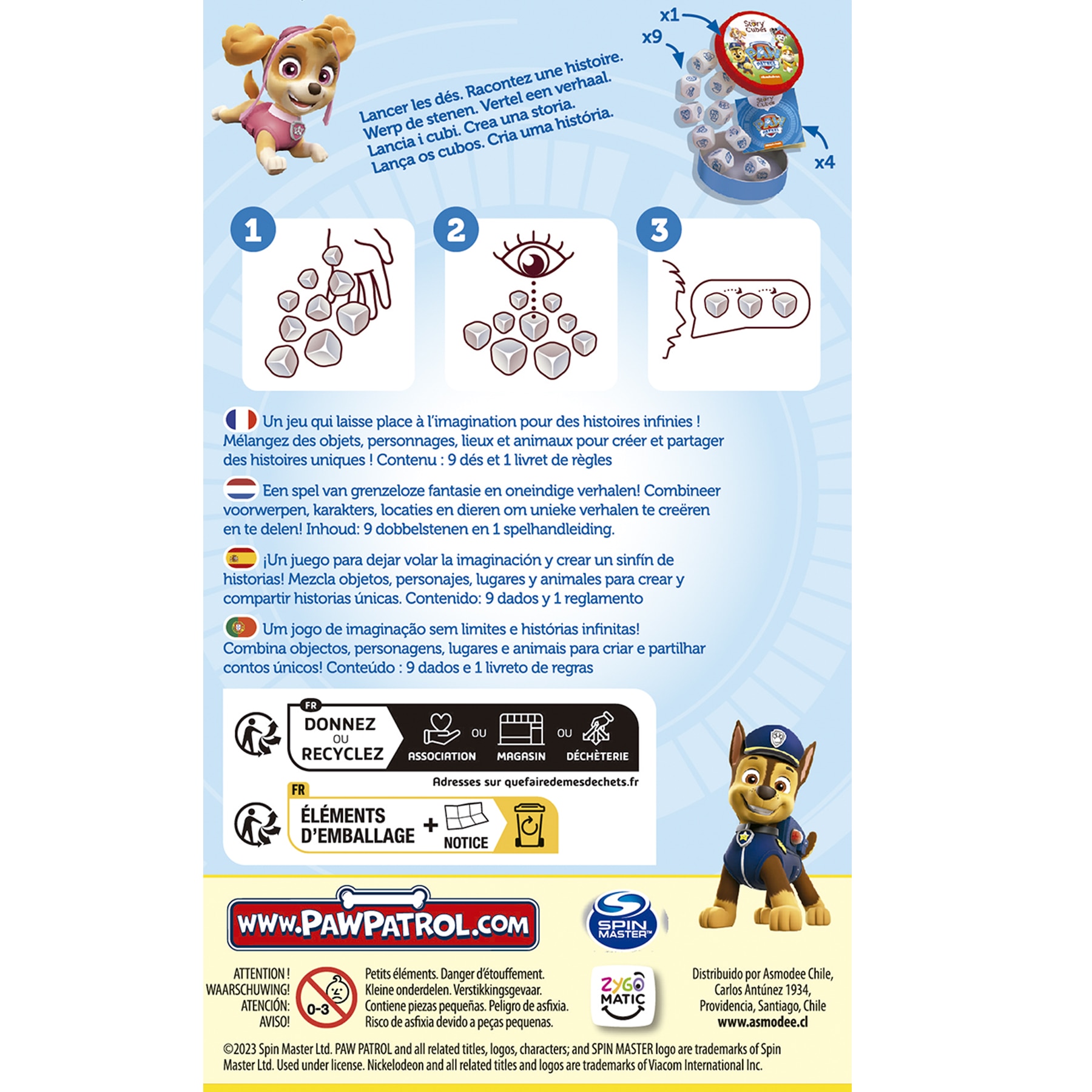 Story Cubes: Paw Patrol Zygomatic 3