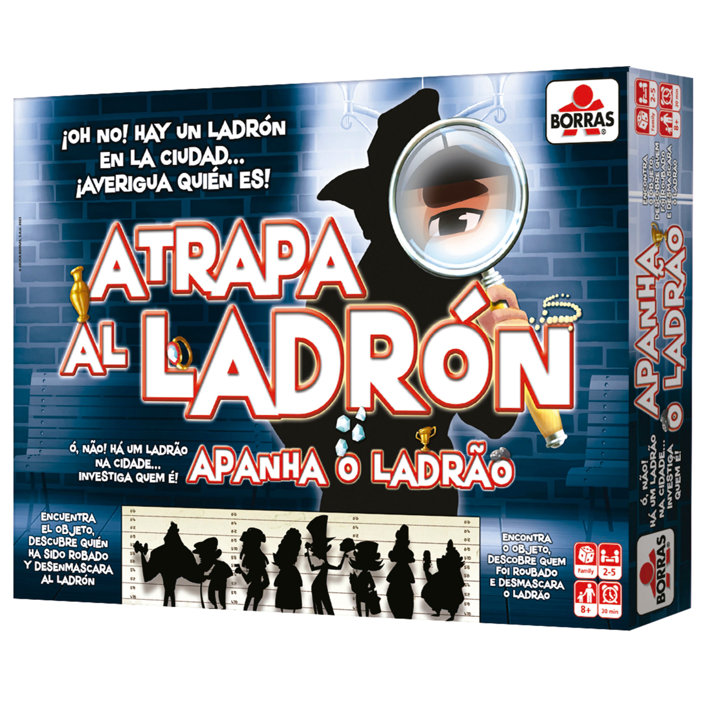 Juego de Mesa Atrapa Al Ladrón Educa Borrás 4