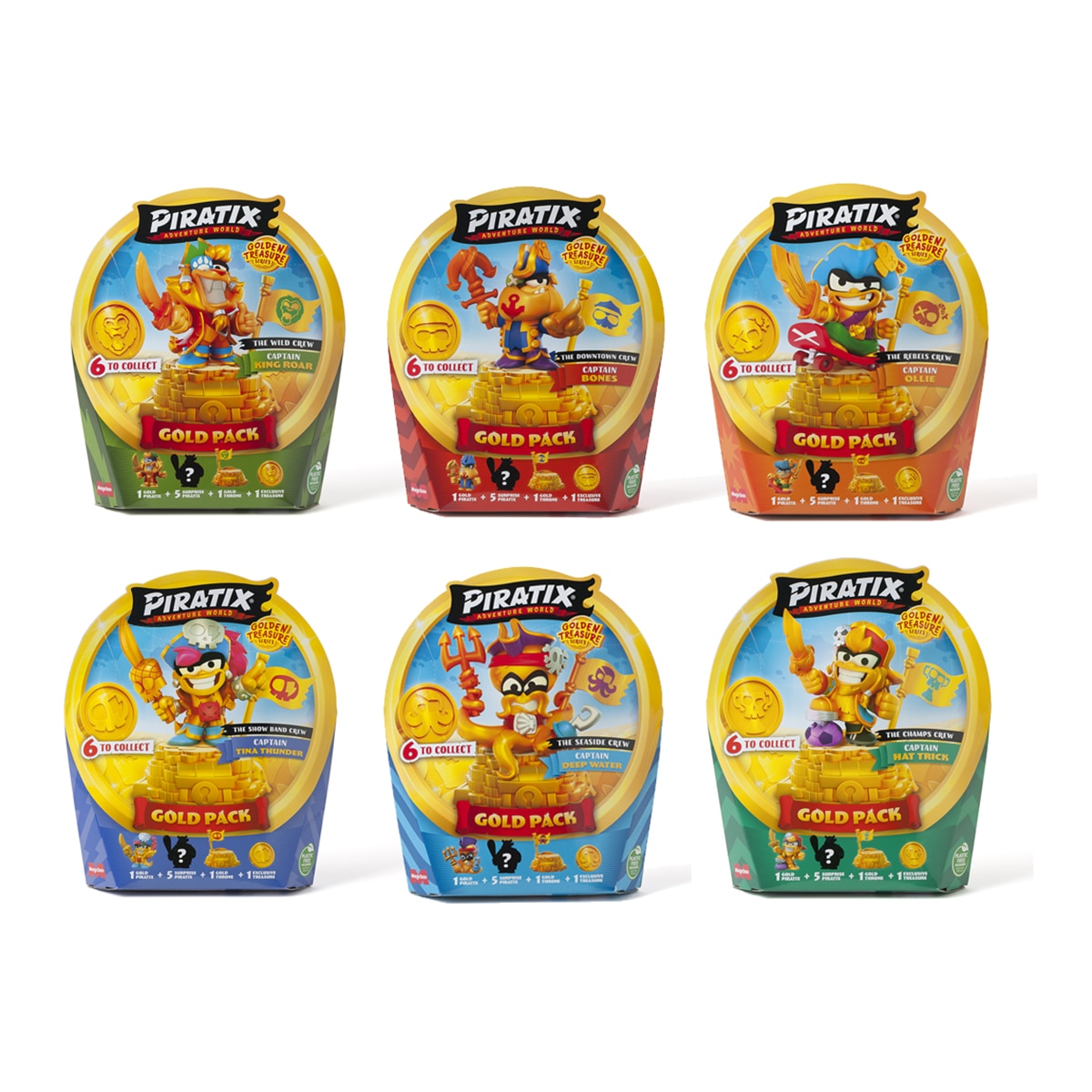 Imagen 0 de Gold Pack Piratix Golden Treasure